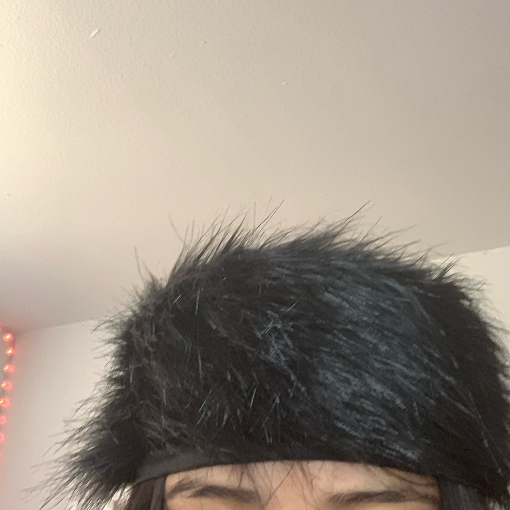 Fluffy headband Hat